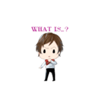壁と友達！スタイル（個別スタンプ：4）