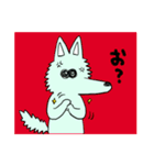はなながおおかみ（個別スタンプ：37）