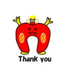野菜果物仲間（英語）（個別スタンプ：10）