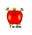 野菜果物仲間（英語）（個別スタンプ：11）
