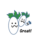 野菜果物仲間（英語）（個別スタンプ：28）