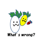 野菜果物仲間（英語）（個別スタンプ：29）