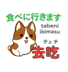 食いしん坊な犬 日本語台湾語（個別スタンプ：21）