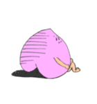 ピンクのももちゃんスタンプ（個別スタンプ：4）