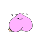ピンクのももちゃんスタンプ（個別スタンプ：7）