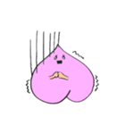 ピンクのももちゃんスタンプ（個別スタンプ：24）