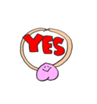 ピンクのももちゃんスタンプ（個別スタンプ：26）