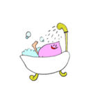 ピンクのももちゃんスタンプ（個別スタンプ：28）