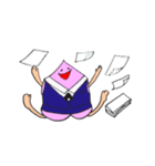 ピンクのももちゃんスタンプ（個別スタンプ：36）