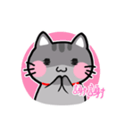 The lazy cattttt（個別スタンプ：8）