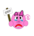 HAPPY Pig01（個別スタンプ：3）