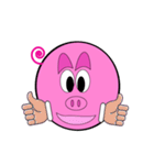 HAPPY Pig01（個別スタンプ：8）