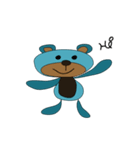 Bear Bear Blue（個別スタンプ：2）