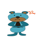 Bear Bear Blue（個別スタンプ：5）