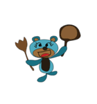Bear Bear Blue（個別スタンプ：7）