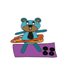 Bear Bear Blue（個別スタンプ：8）