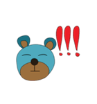 Bear Bear Blue（個別スタンプ：13）