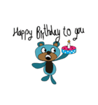 Bear Bear Blue（個別スタンプ：14）