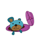Bear Bear Blue（個別スタンプ：19）