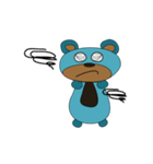 Bear Bear Blue（個別スタンプ：21）
