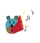 Bear Bear Blue（個別スタンプ：24）