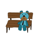 Bear Bear Blue（個別スタンプ：25）