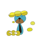 Bear Bear Blue（個別スタンプ：27）