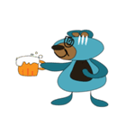 Bear Bear Blue（個別スタンプ：28）