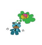 Bear Bear Blue（個別スタンプ：33）