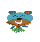 Bear Bear Blue（個別スタンプ：35）