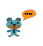 Bear Bear Blue（個別スタンプ：38）