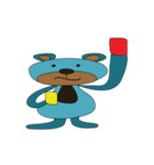 Bear Bear Blue（個別スタンプ：39）