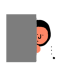 下手カワシリーズ！クロちゃんの変なポーズ（個別スタンプ：40）