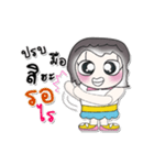 >>>My name is Waree..*_*.（個別スタンプ：14）