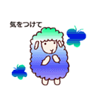 手描きの羊(グラデーション)（個別スタンプ：29）
