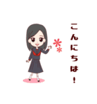 制服女子の日常会話（個別スタンプ：2）