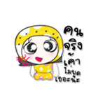 Ha Ha Ha！ My name is Leena.（個別スタンプ：4）