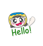 Hello！！ My name Papee. ^__^（個別スタンプ：1）