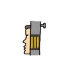 横顔マン（個別スタンプ：17）