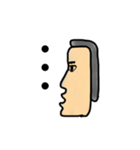 横顔マン（個別スタンプ：25）