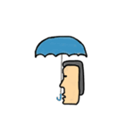 横顔マン（個別スタンプ：40）