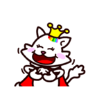 pet pet chef - princess cat "rainbow"（個別スタンプ：13）