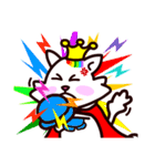 pet pet chef - princess cat "rainbow"（個別スタンプ：35）