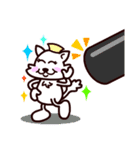 pet pet chef - princess cat "rainbow"（個別スタンプ：39）