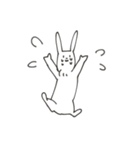 うさぎさんの日常。（個別スタンプ：4）