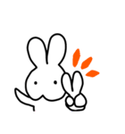 白うさぎぴょん吉（個別スタンプ：21）