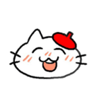 絵描きになりたいねこ（個別スタンプ：1）