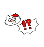 絵描きになりたいねこ（個別スタンプ：16）