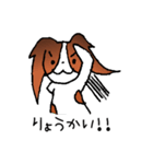 元気なパピヨン（個別スタンプ：29）