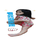 Happy apple girl（個別スタンプ：15）